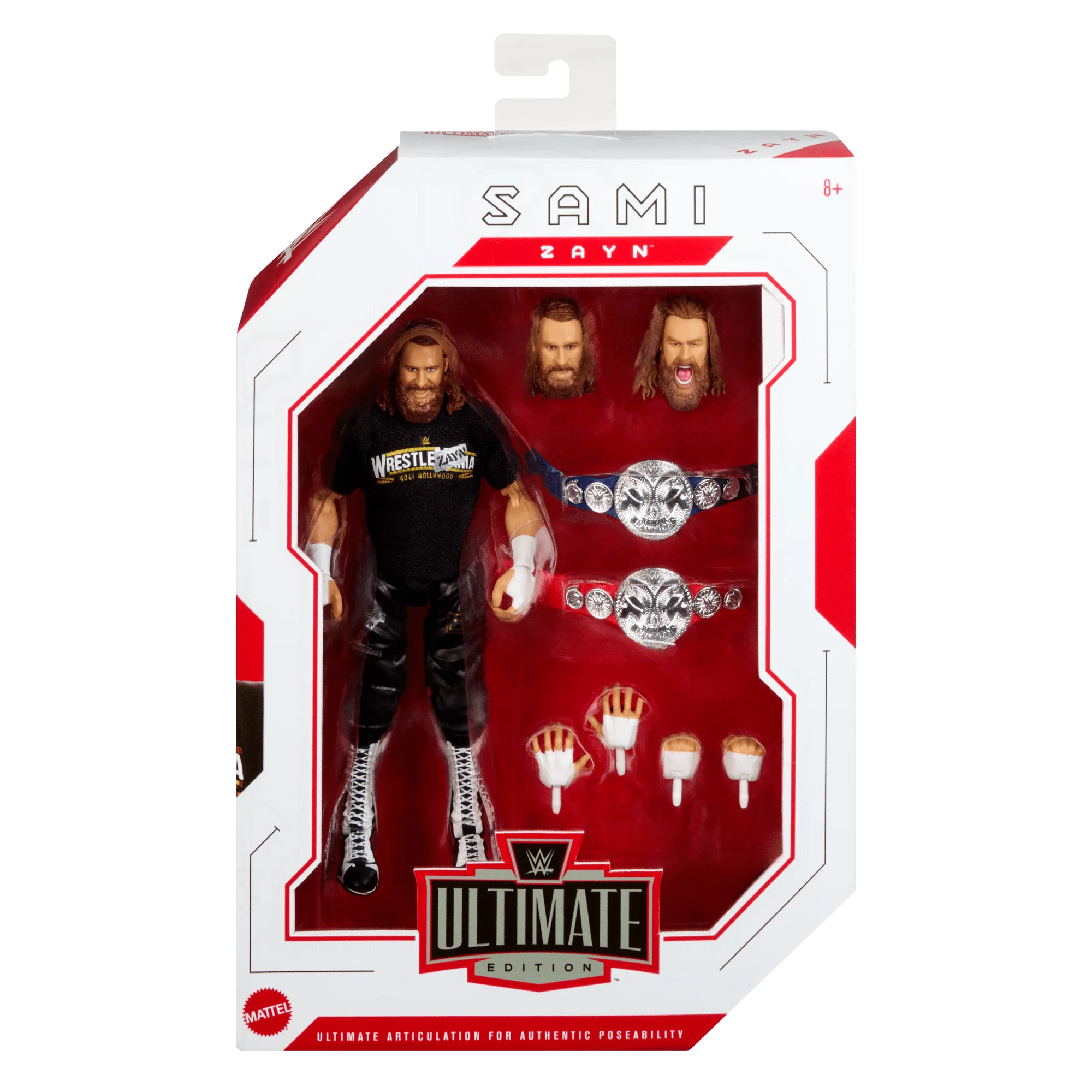 WWE Ultimate Edition Sami Zayn Action Figure & Accessories Set, 6-Inch Collectible - Image 2
