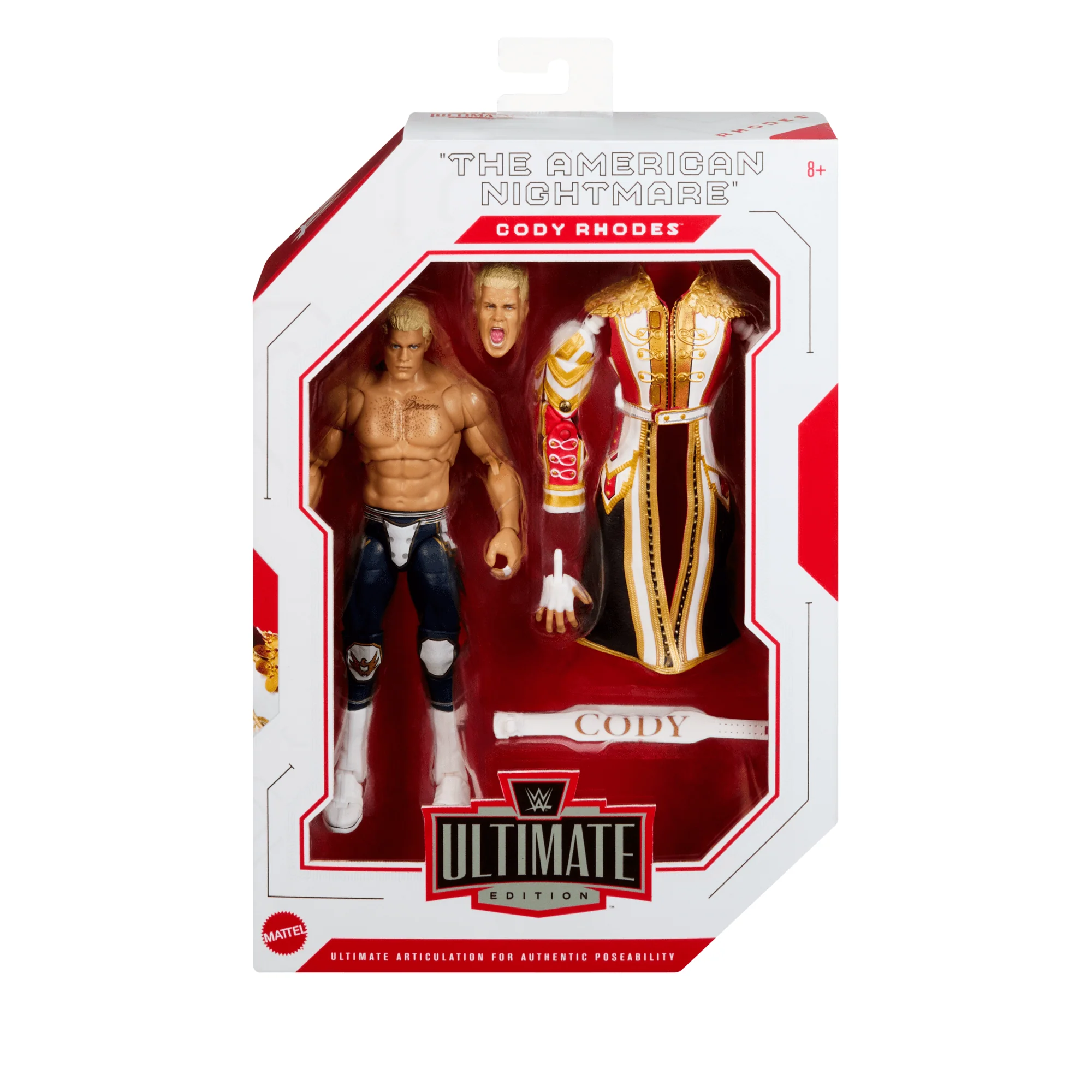 WWE Ultimate Edition 'The American Nightmare' Cody Rhodes Action Figure - Image 6