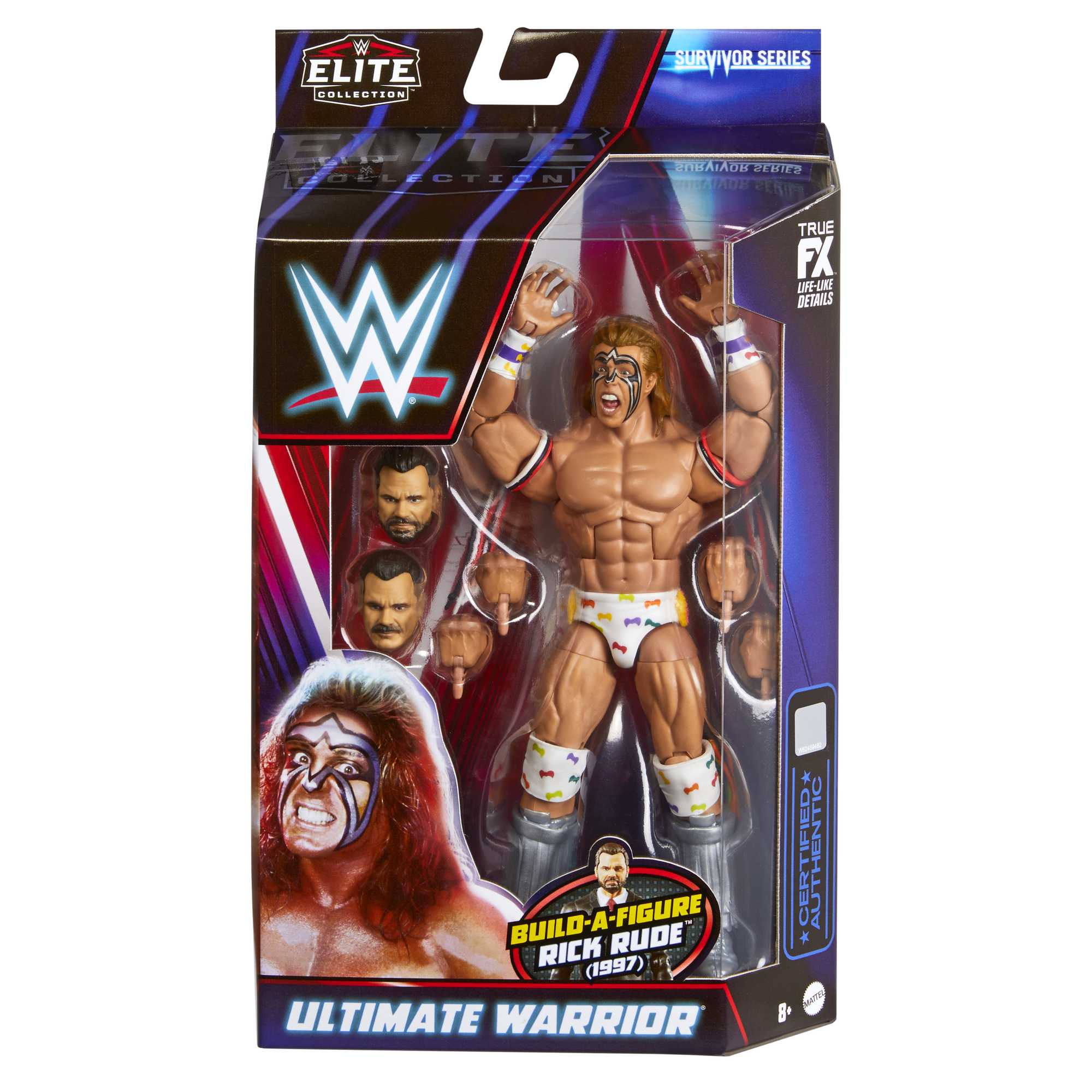 WWE Ultimate Warrior Survivor Series Elite Collection Action Figure - Image 6