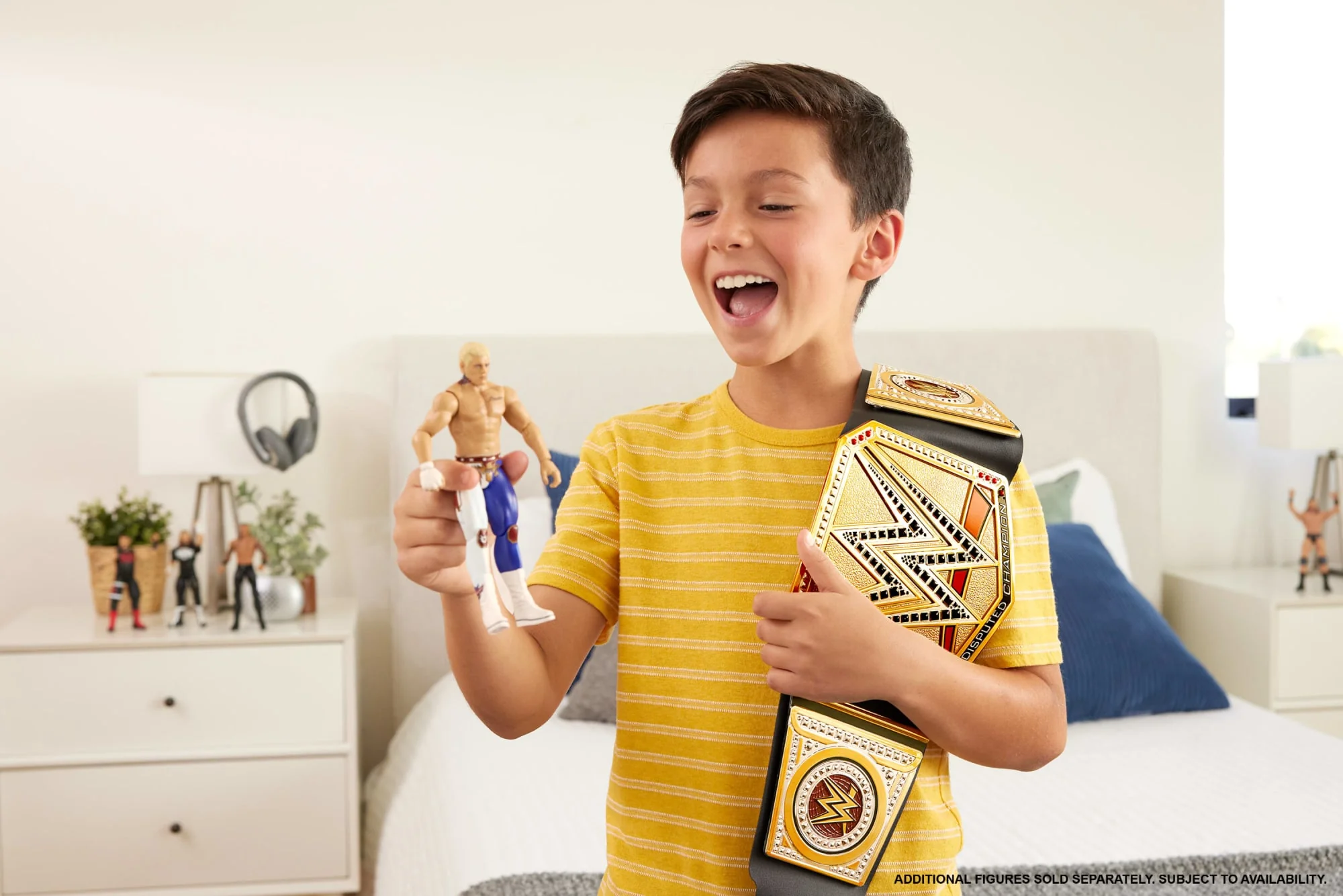 Ζώνη Πρωταθλήματος WWE Undisputed WWE Universal Για Παιχνίδι Ρόλων, Zώνη Από Δερματίνη - Image 2