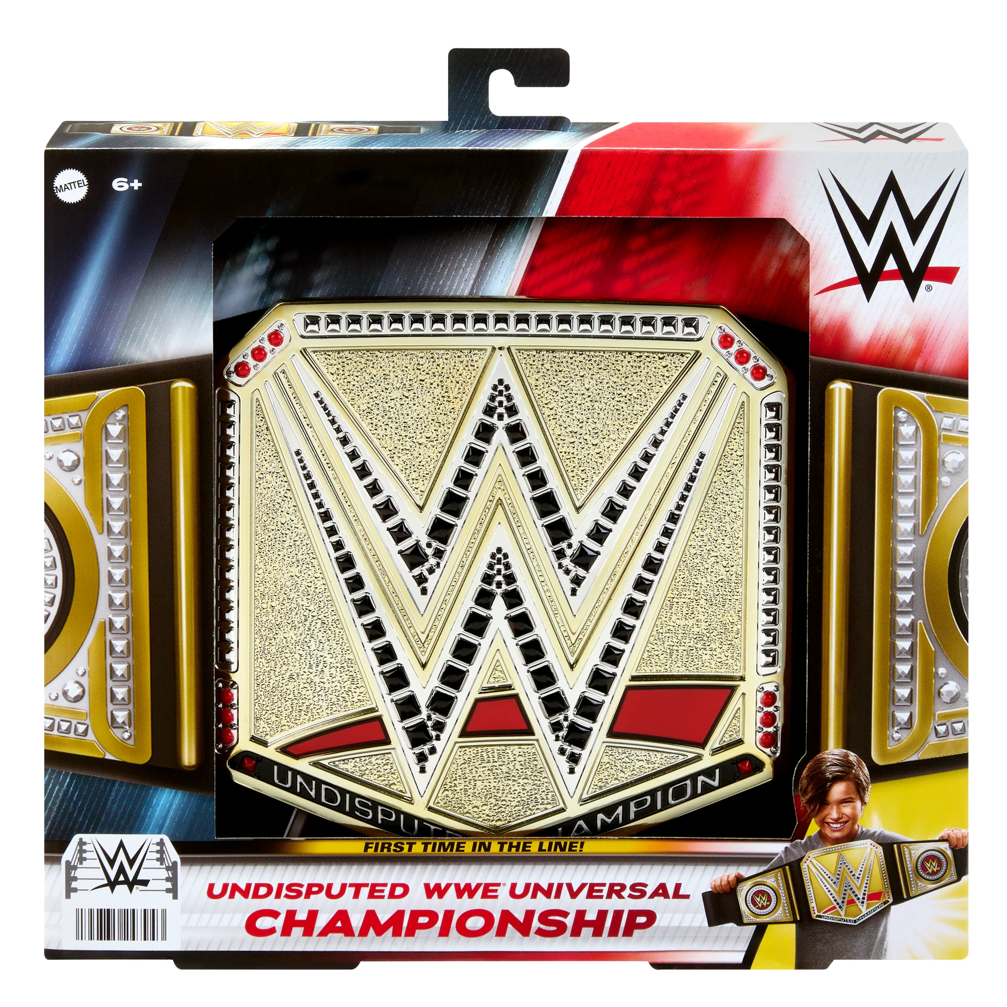 Ζώνη Πρωταθλήματος WWE Undisputed WWE Universal Για Παιχνίδι Ρόλων, Zώνη Από Δερματίνη - Image 5