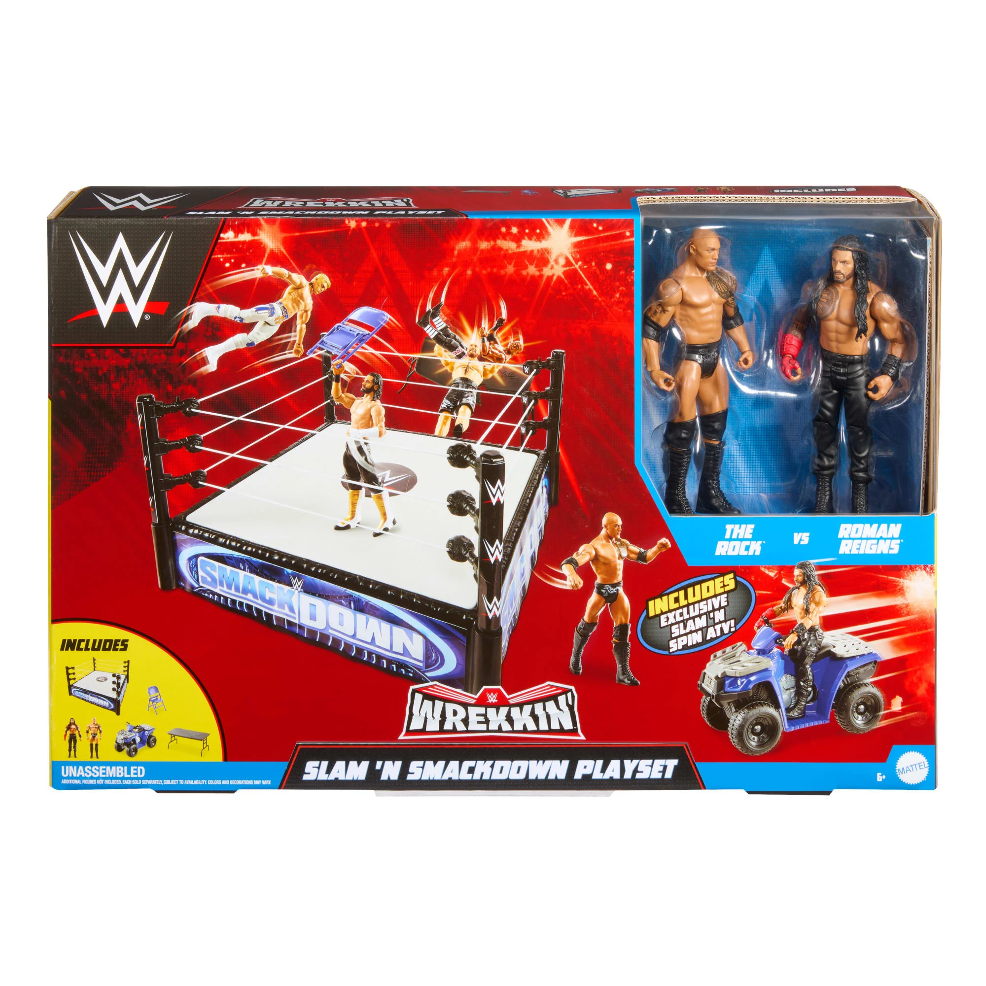 WWE Wrekkin Slam 'N Smackdown Playset - Image 5