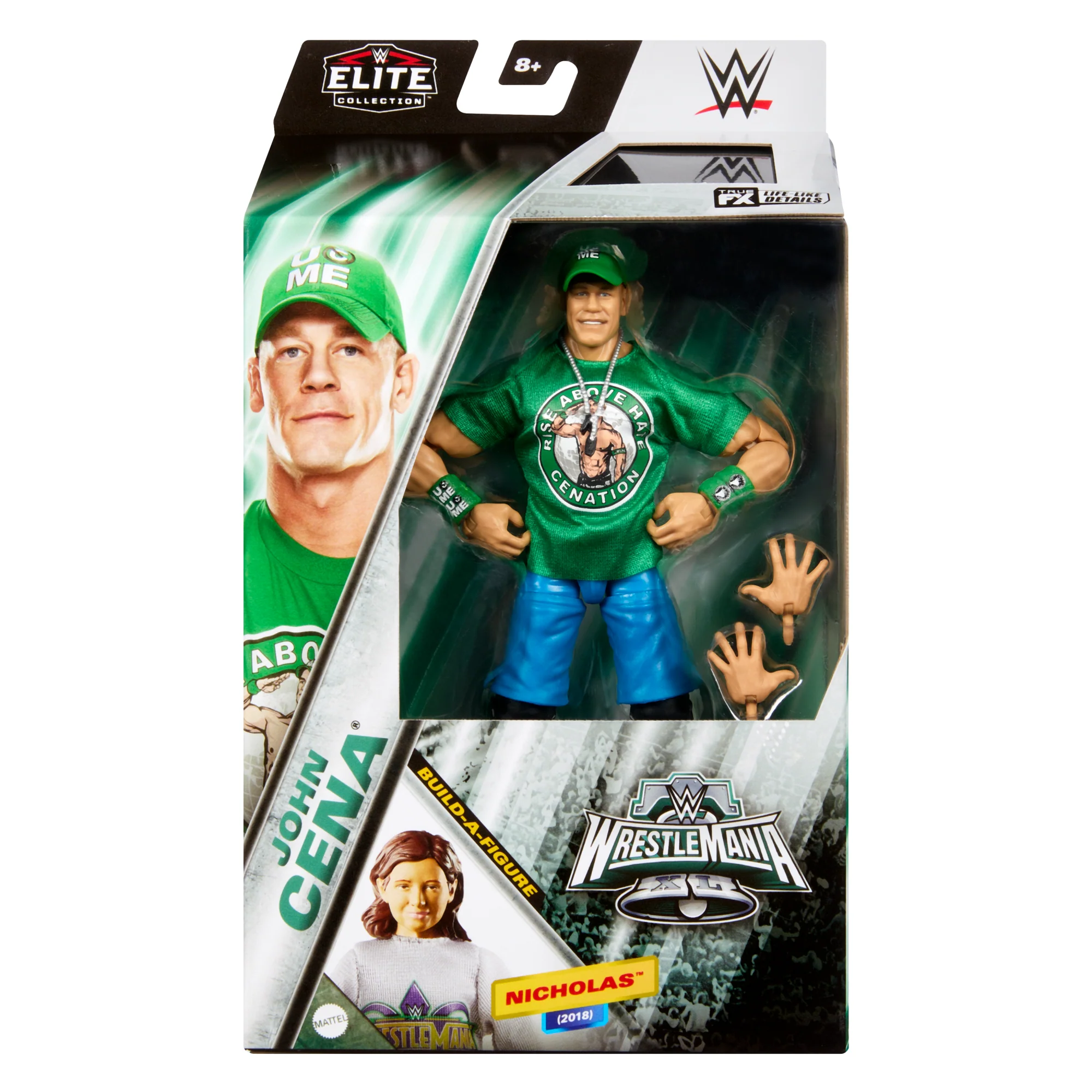 WWE Elite Collection Wrestlemania John Cena Action Figure With Accessory - Image 2