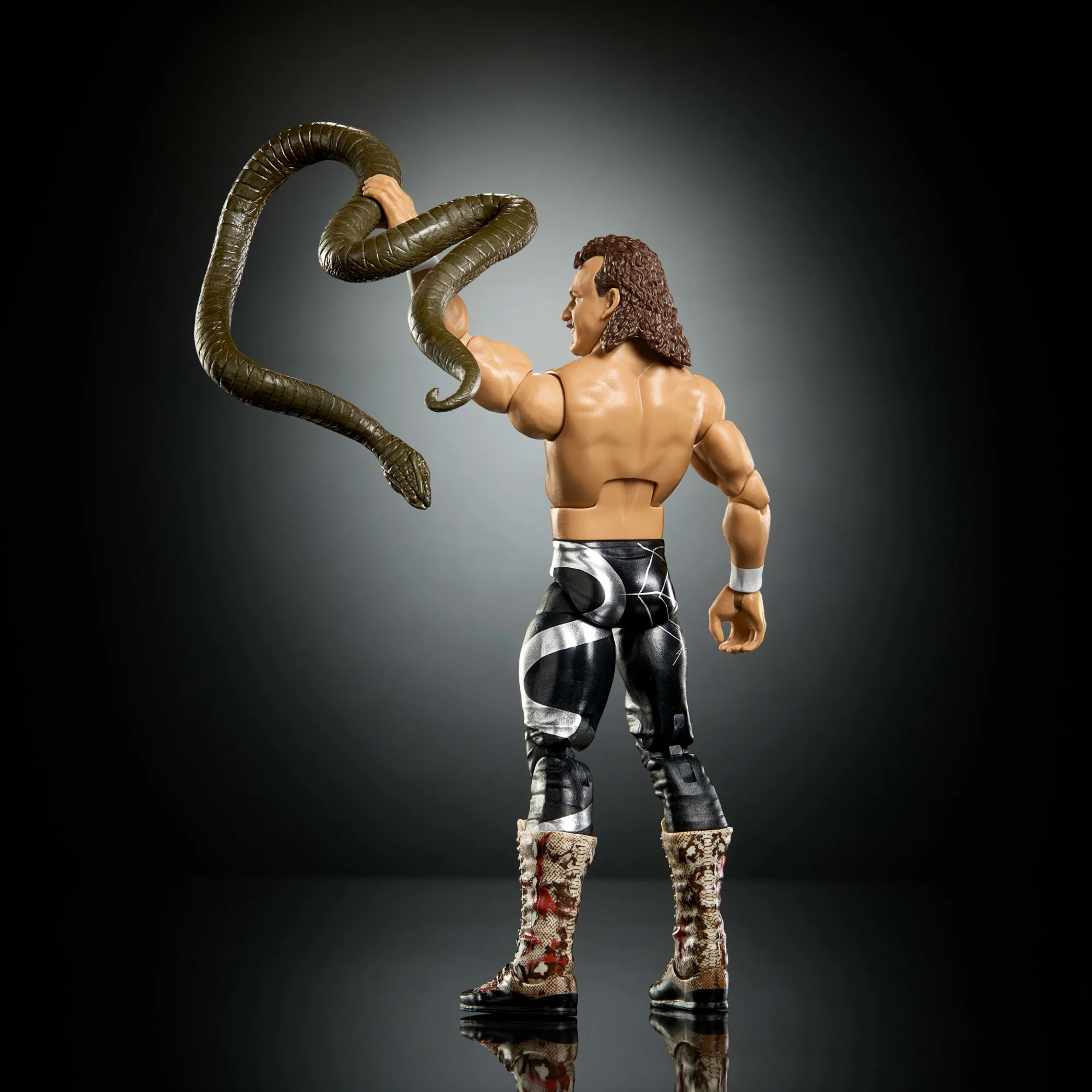WWE Elite Collection Premium Live Event Jake „The Snake” Roberts WrestleMania Figurka i akcesoria Zestaw 8+ - Image 4