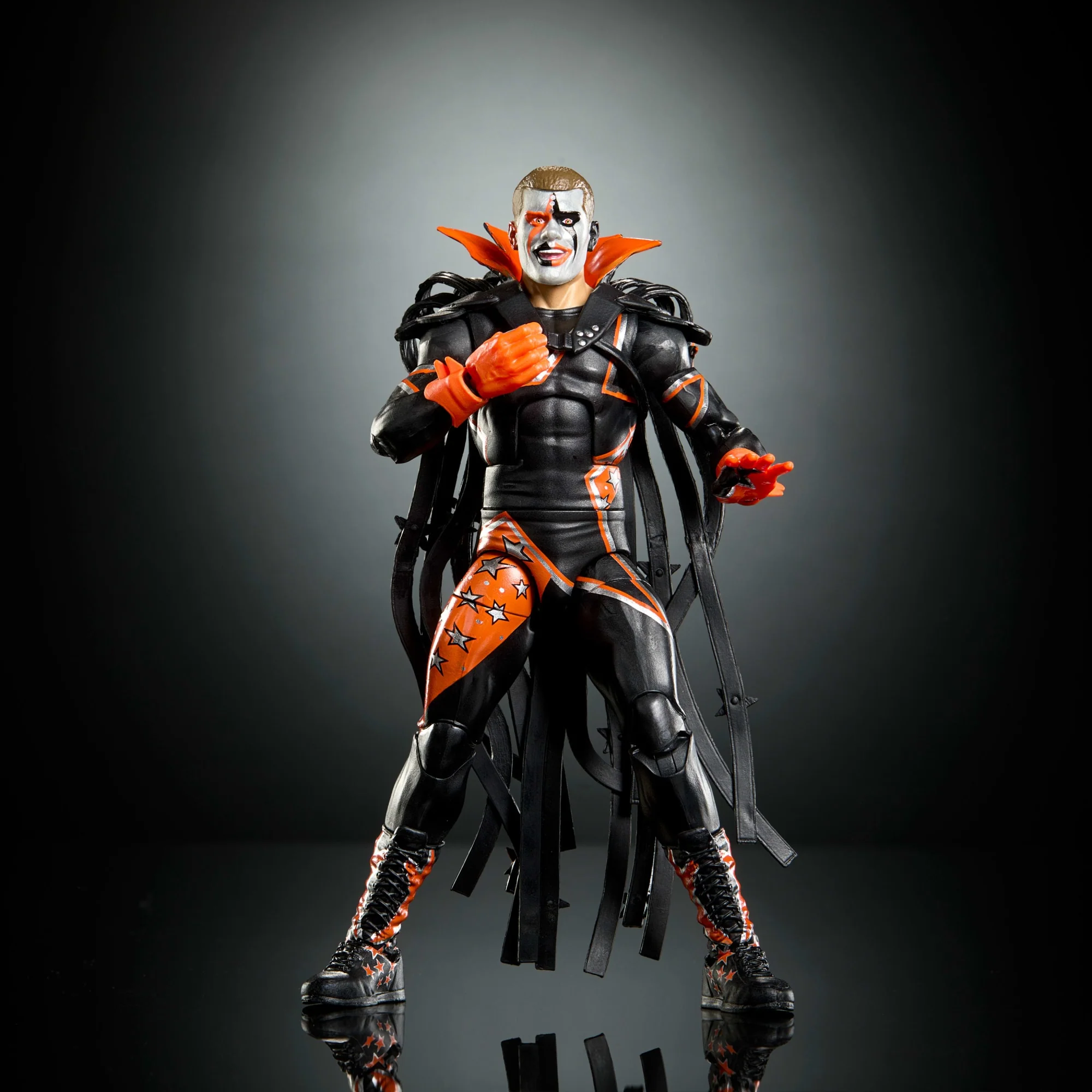 WWE Elite Collection Premium Live Event Stardust WrestleMania Figurka i akcesoria Zestaw 8+ - Image 4