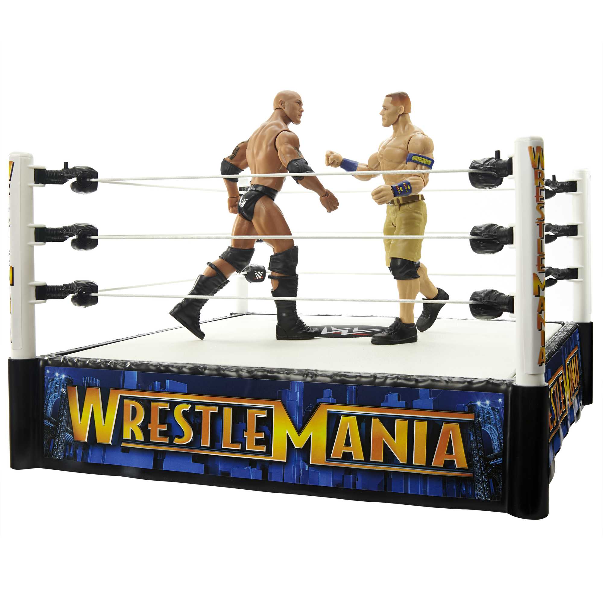WWE WrestleMania The Rock vs John Cena Superstar Ring Bundle - Image 3