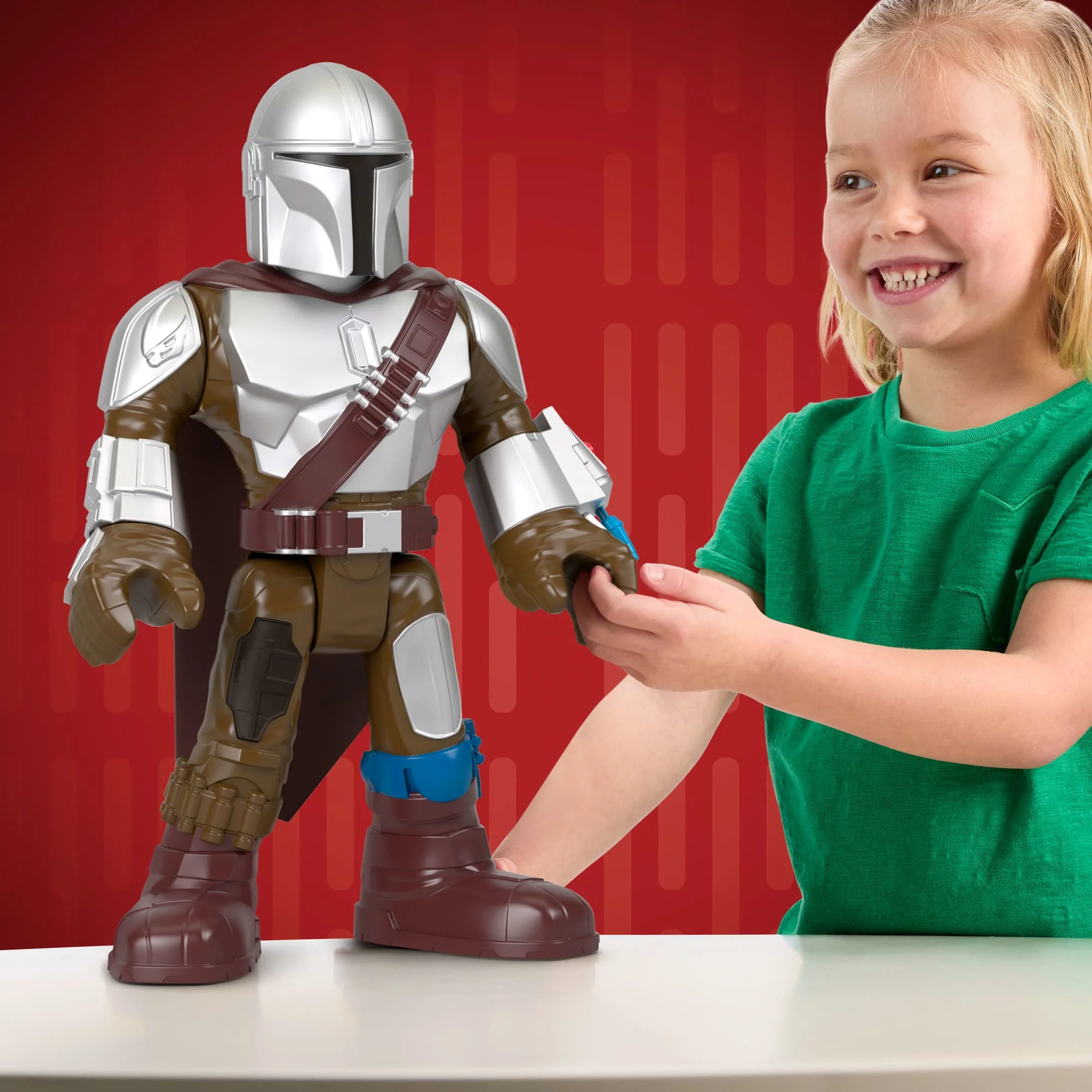 Imaginext - STAR WARS - Figurine XXL The Mandalorian, 40 cm - Image 6